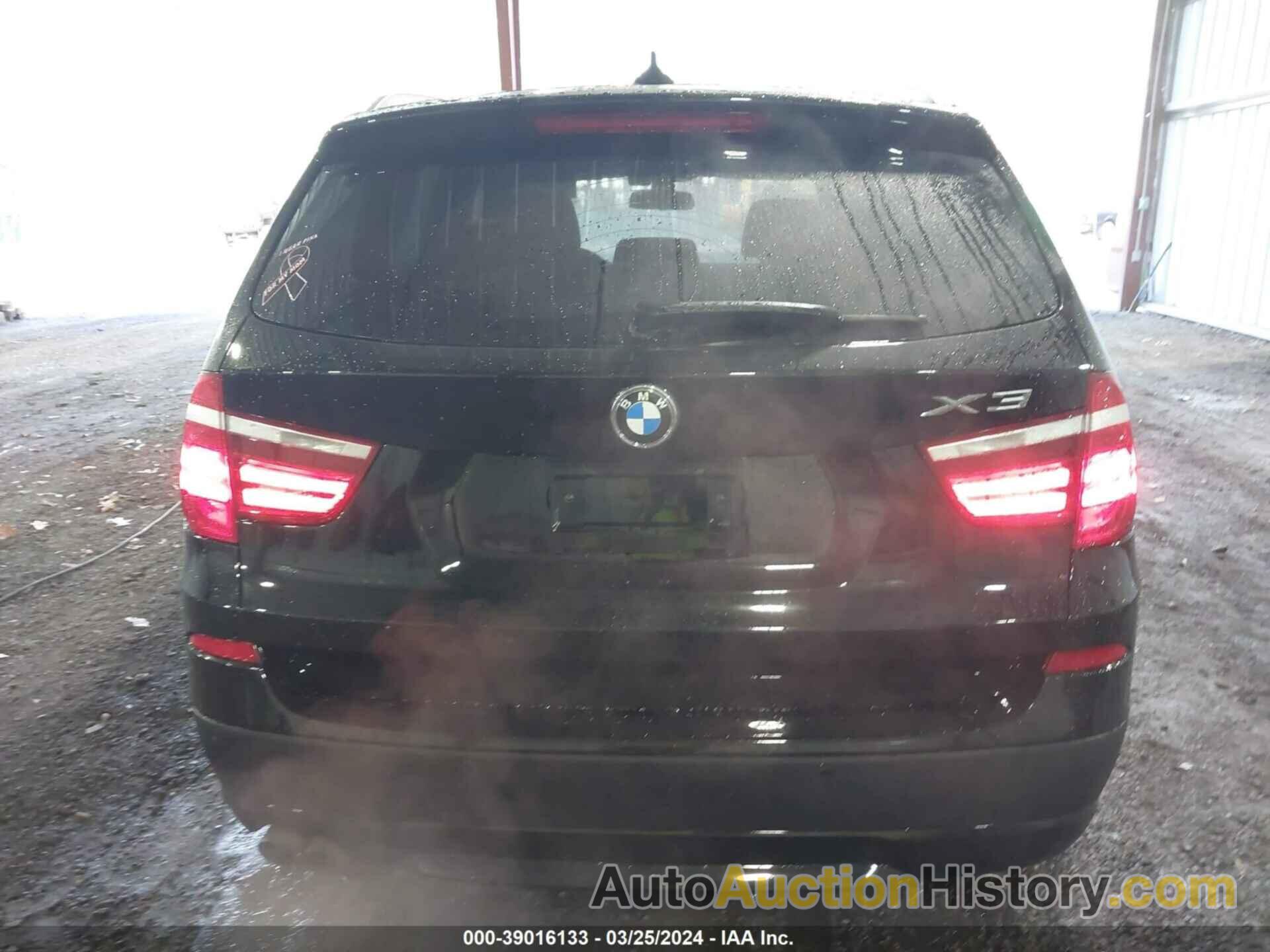 BMW X3 XDRIVE28I, 5UXWX5C52BL714223