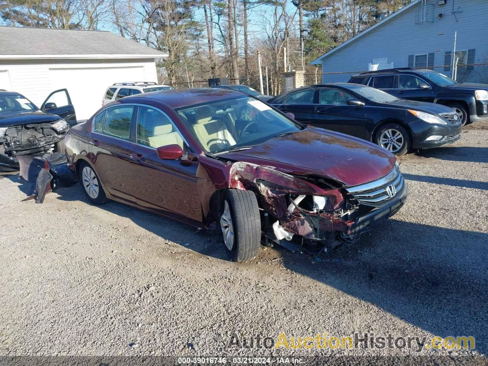 HONDA ACCORD 2.4 LX, 1HGCP2F36CA241714