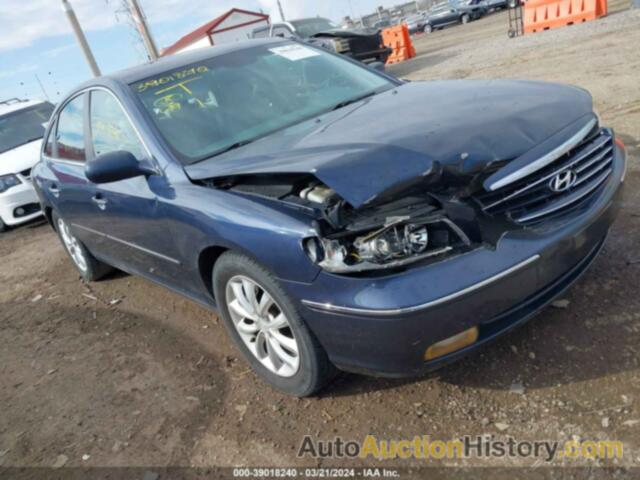 HYUNDAI AZERA SE/LIMITED, KMHFC46F56A086957