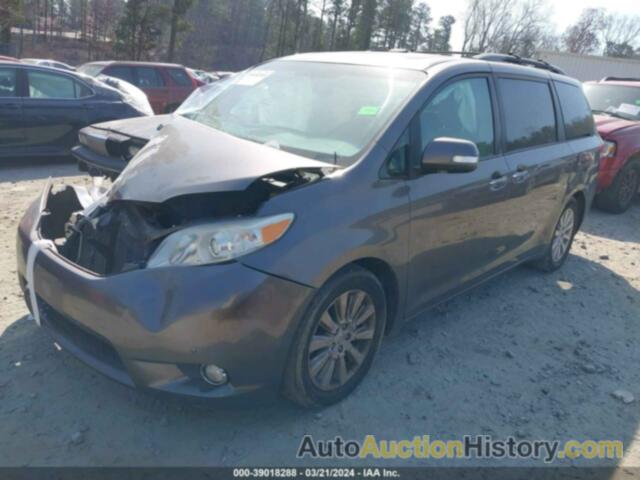 TOYOTA SIENNA LIMITED V6 7 PASSENGER, 5TDYK3DC1DS381380