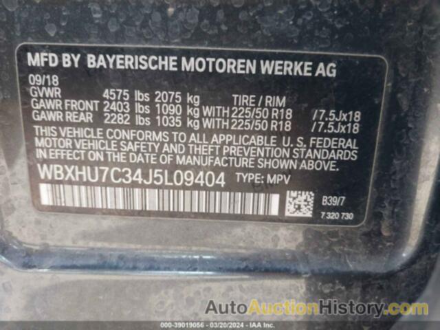 BMW X1 SDRIVE28I, WBXHU7C34J5L09404