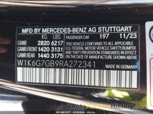 MERCEDES-BENZ S 580 580 4MATIC, W1K6G7GB9RA272341