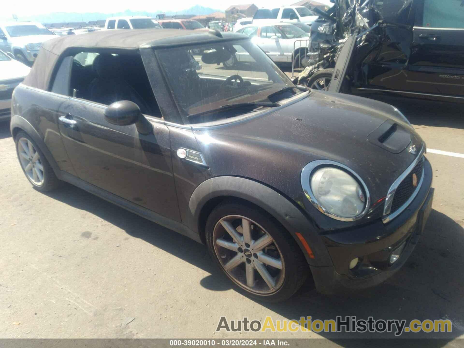 MINI CONVERTIBLE COOPER S, WMWZP3C50DT705684