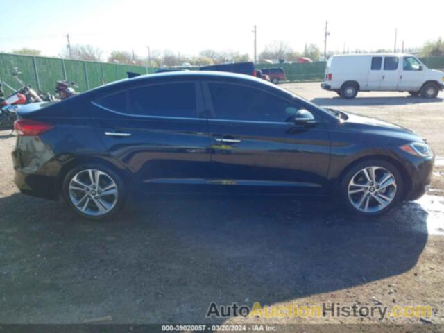 HYUNDAI ELANTRA LIMITED, KMHD84LF3HU160309