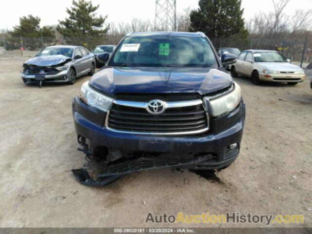 TOYOTA HIGHLANDER XLE V6, 5TDJKRFH6GS283950