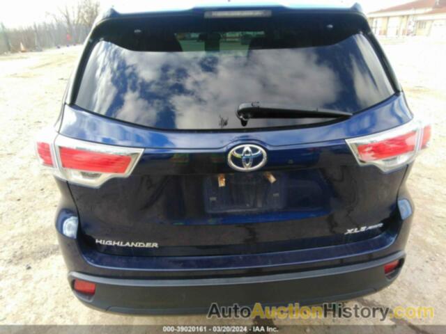 TOYOTA HIGHLANDER XLE V6, 5TDJKRFH6GS283950