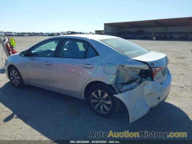 TOYOTA COROLLA LE, 2T1BURHE1EC166090