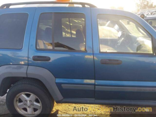 JEEP LIBERTY SPORT, 1J4GL48575W600381