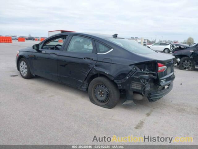 FORD FUSION S, 3FA6P0G71LR247661