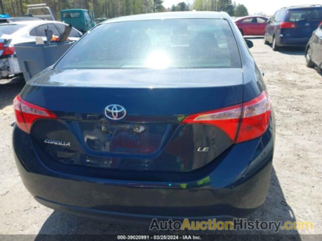 TOYOTA COROLLA LE, 2T1BURHE4KC212832