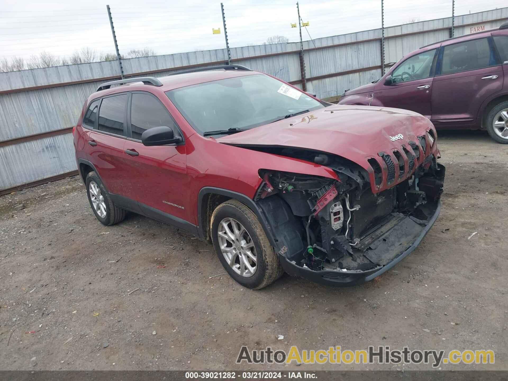 JEEP CHEROKEE SPORT, 1C4PJLAB7FW684189