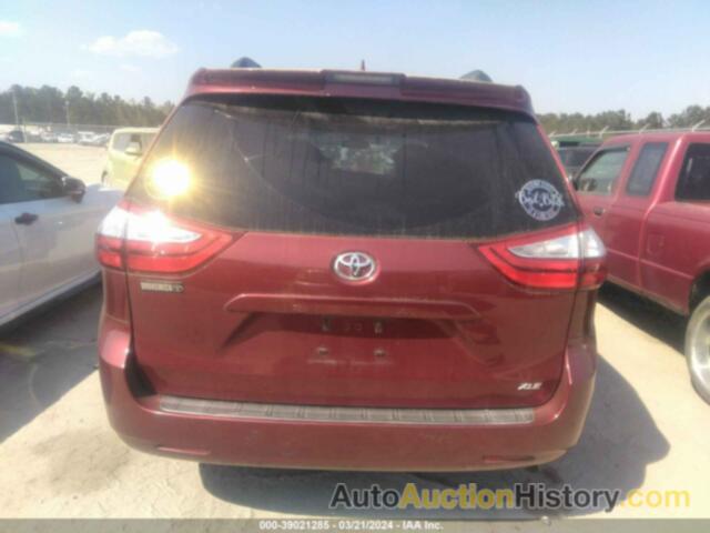 TOYOTA SIENNA XLE 8 PASSENGER, 5TDYZ3DC9JS915104