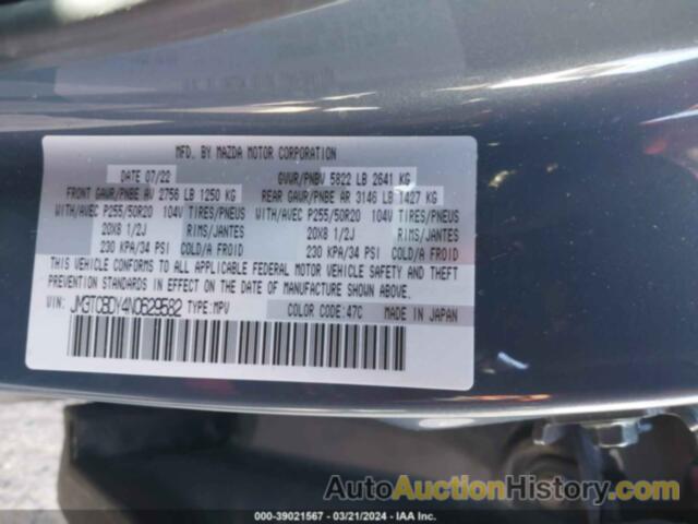 MAZDA CX-9 GRAND TOURING, JM3TCBDY4N0629582