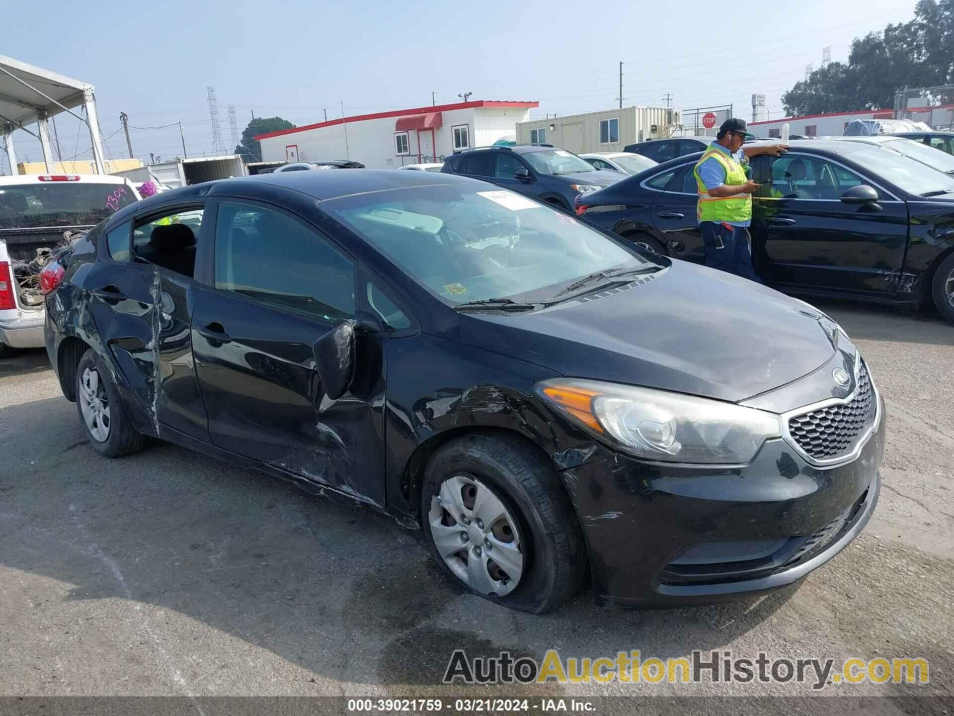 KIA FORTE LX, KNAFK4A62E5175176