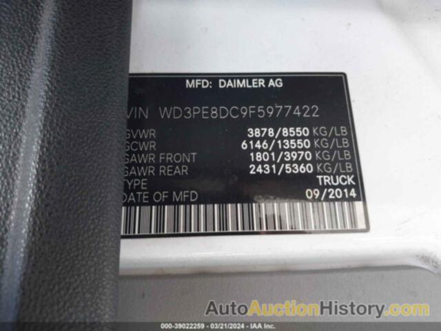 MERCEDES-BENZ SPRINTER 2500 HIGH ROOF, WD3PE8DC9F5977422