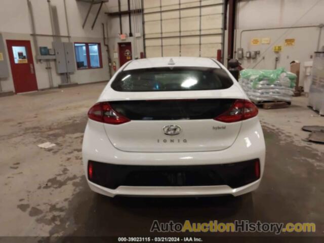 HYUNDAI IONIQ HYBRID LIMITED, KMHC85LC1JU064109