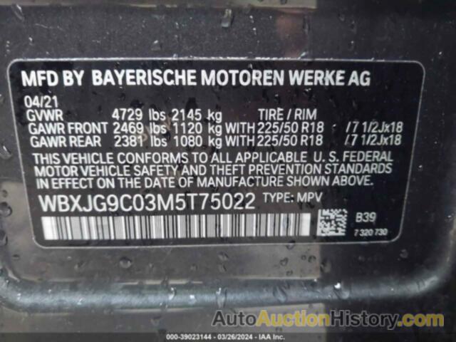 BMW X1 XDRIVE28I, WBXJG9C03M5T75022