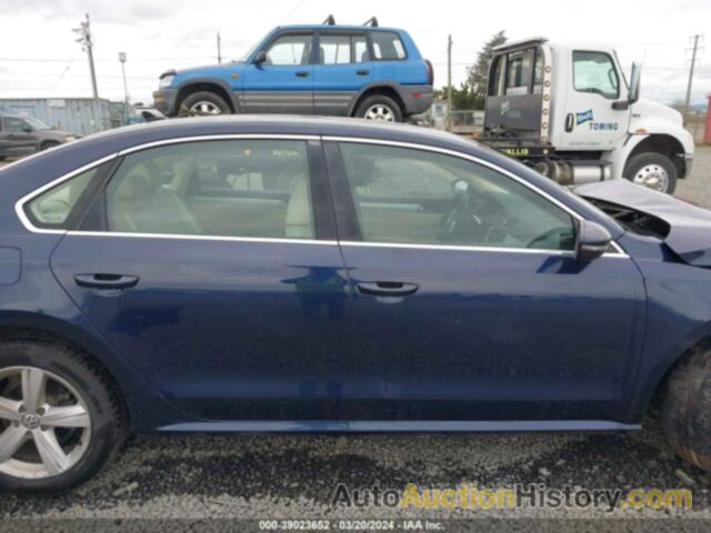 VOLKSWAGEN PASSAT 2.0L TDI SE, 1VWBN7A34CC017962