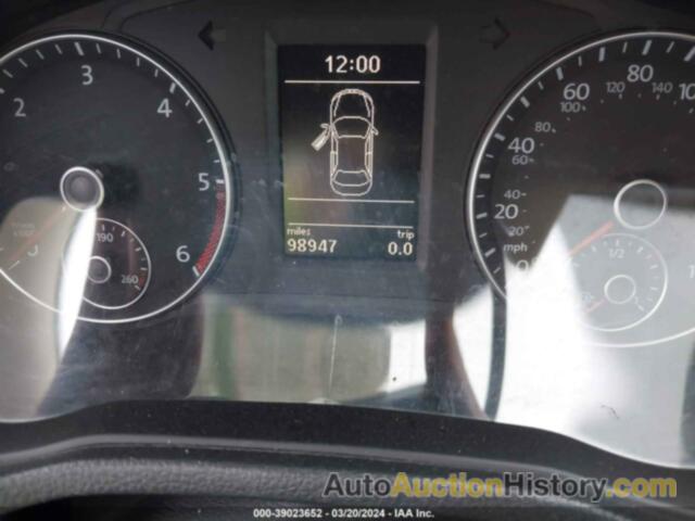 VOLKSWAGEN PASSAT 2.0L TDI SE, 1VWBN7A34CC017962