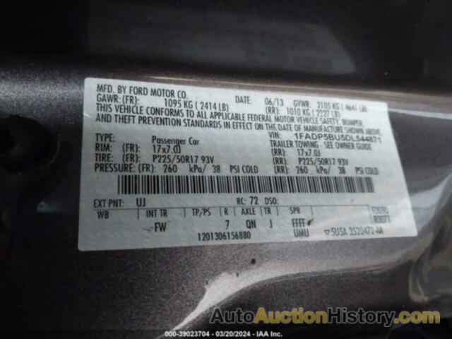 FORD C-MAX SEL, 1FADP5BU5DL544871