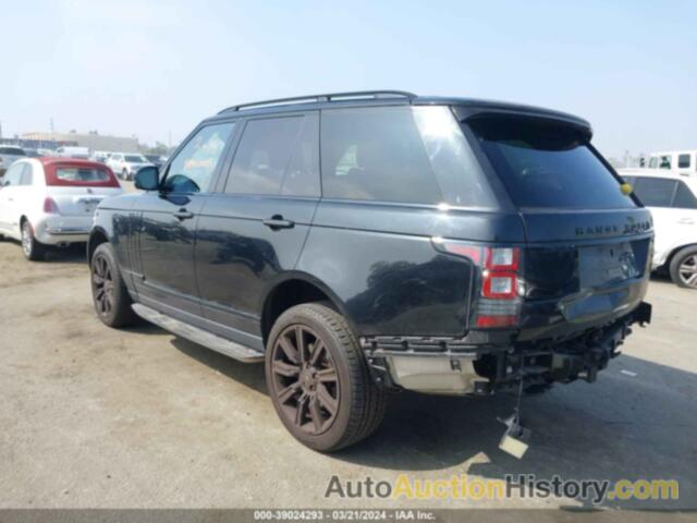 LAND ROVER RANGE ROVER 3.0L V6 SUPERCHARGED HSE, SALGS2VF0FA205010