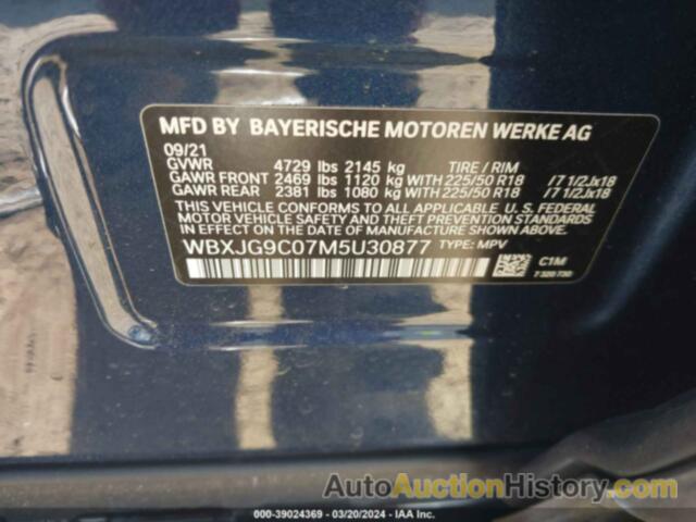 BMW X1 XDRIVE28I, WBXJG9C07M5U30877