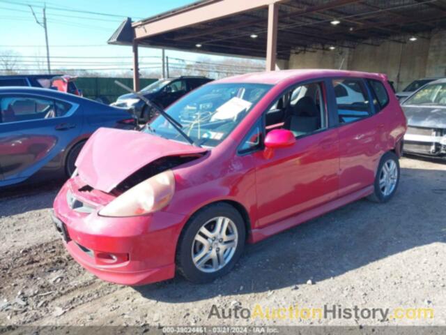 HONDA FIT SPORT, JHMGD38687S028090