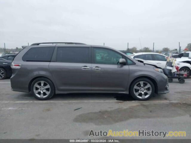 TOYOTA SIENNA SE 8 PASSENGER, 5TDXK3DC9DS281359