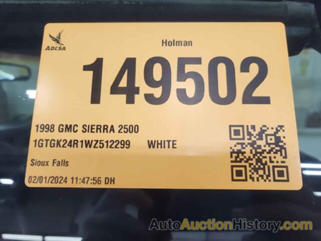 GMC SIERRA 2500 HD SL, 1GTGK24R1WZ512299