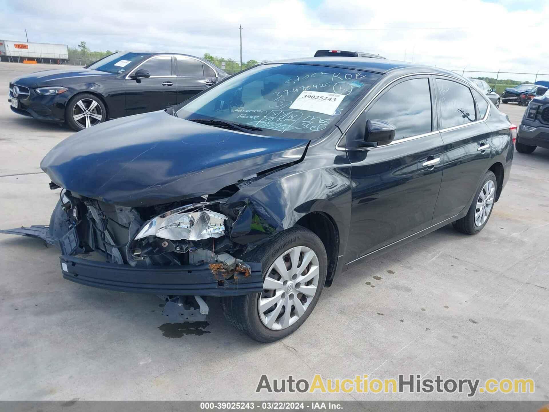 NISSAN SENTRA S, 3N1AB7AP0FY229184