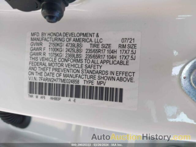 HONDA CR-V AWD SPECIAL EDITION, 7FARW2H77ME024858