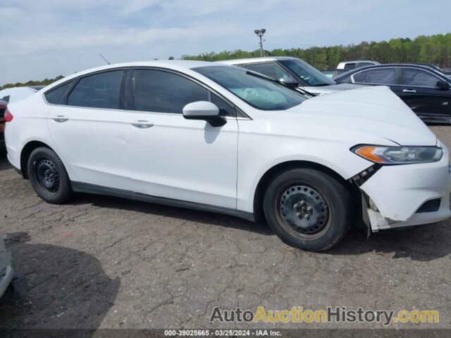 FORD FUSION S, 3FA6P0G76ER394321