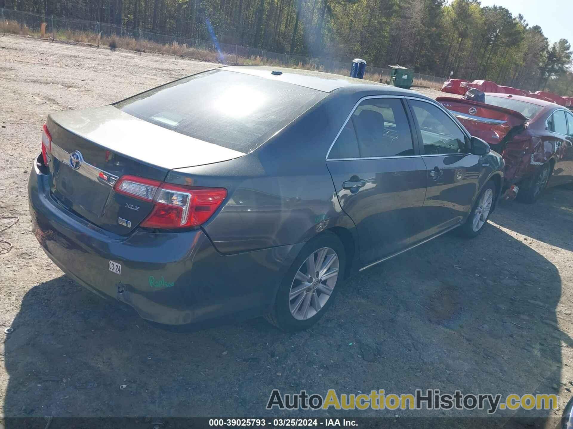 TOYOTA CAMRY HYBRID XLE, 4T1BD1FK9DU071350