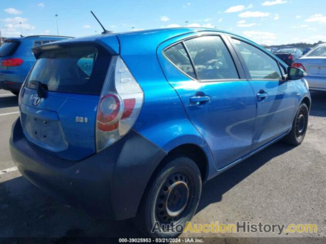 TOYOTA PRIUS C THREE, JTDKDTB37C1505960