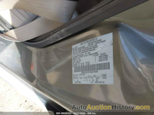 FORD WINDSTAR SE, 2FMZA52451BA74608