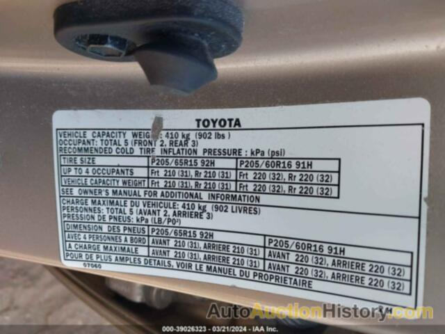 TOYOTA AVALON XL, 4T1BF28B41U187581