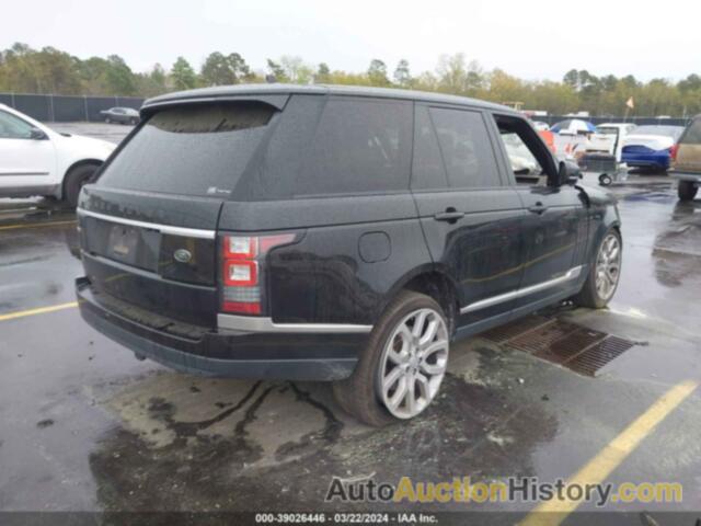 LAND ROVER RANGE ROVER 3.0L V6 SUPERCHARGED HSE, SALGS2VF4GA282450