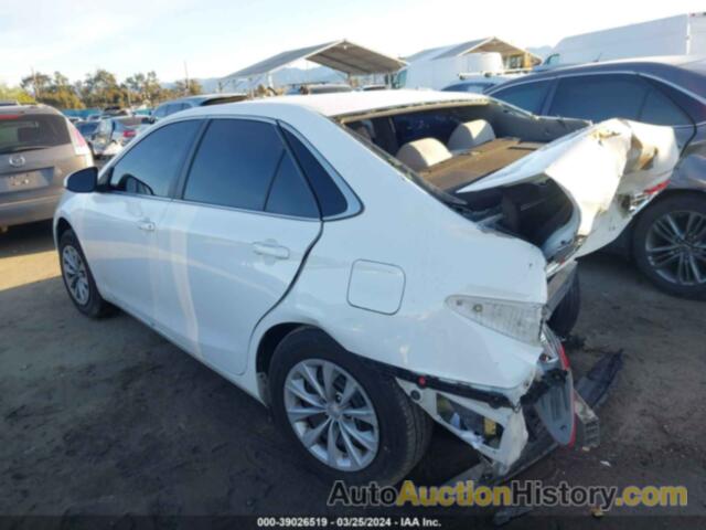 TOYOTA CAMRY LE, 4T4BF1FK9GR537752