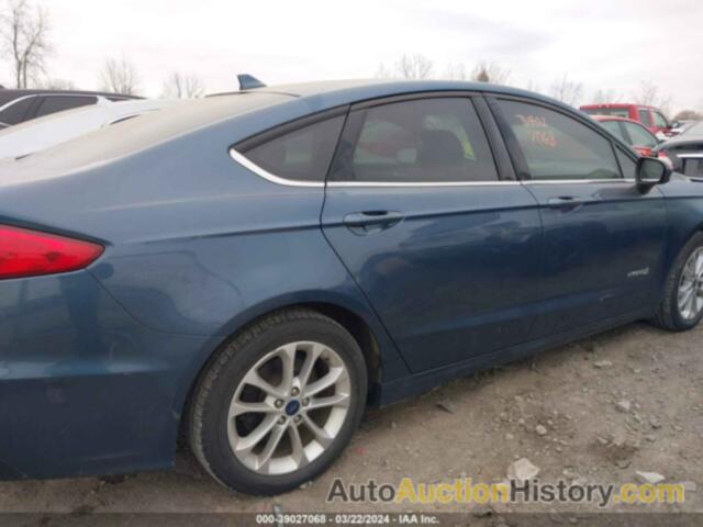 FORD FUSION HYBRID SE, 3FA6P0LU6KR165709