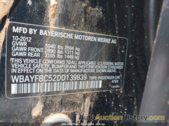 BMW 750 LXI, WBAYF8C52DD139839