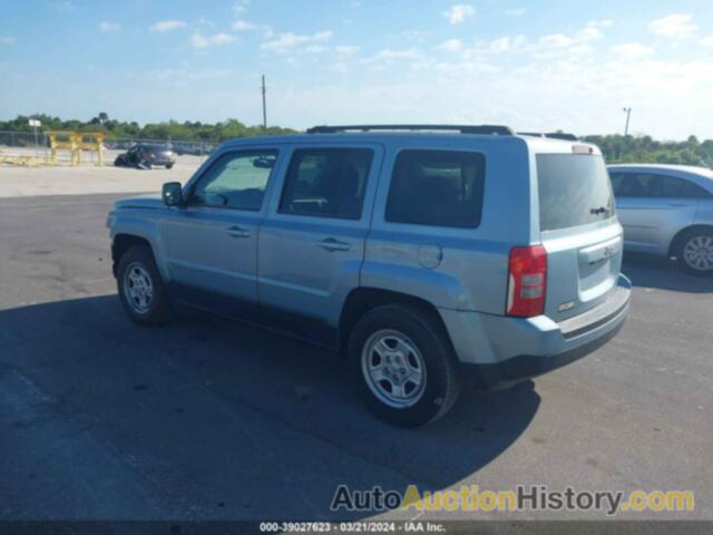 JEEP PATRIOT SPORT, 1C4NJPBB2DD169011