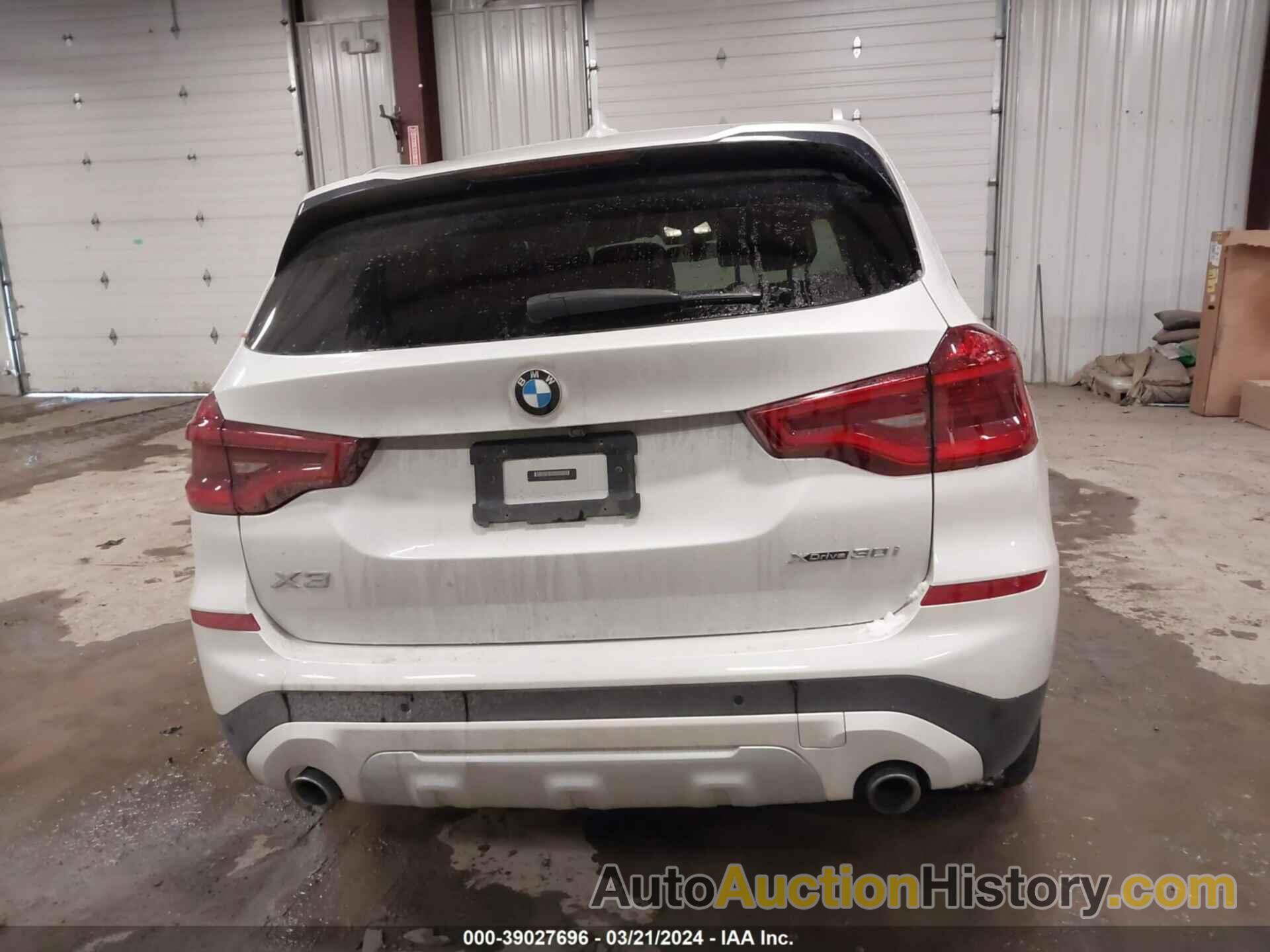 BMW X3 XDRIVE30I, 5UXTR9C58KLD95949