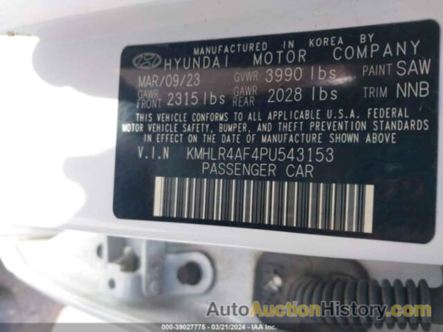 HYUNDAI ELANTRA N LINE, KMHLR4AF4PU543153