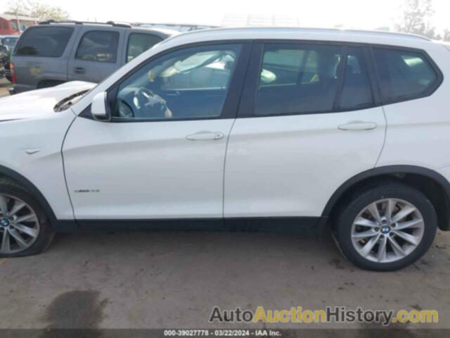 BMW X3 SDRIVE28I, 5UXWZ7C33H0X40120