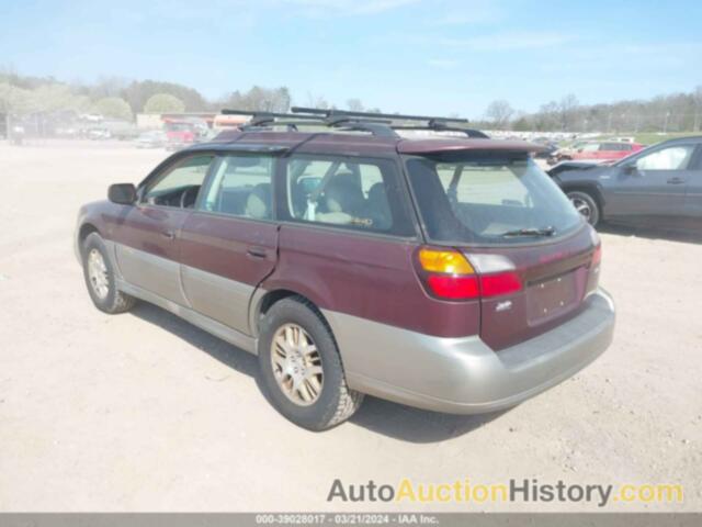 SUBARU OUTBACK H6-3.0, 4S3BH806317624016