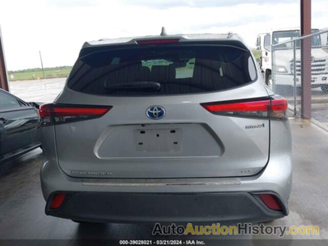 TOYOTA HIGHLANDER HYBRID XLE, 5TDHBRCH7LS514285