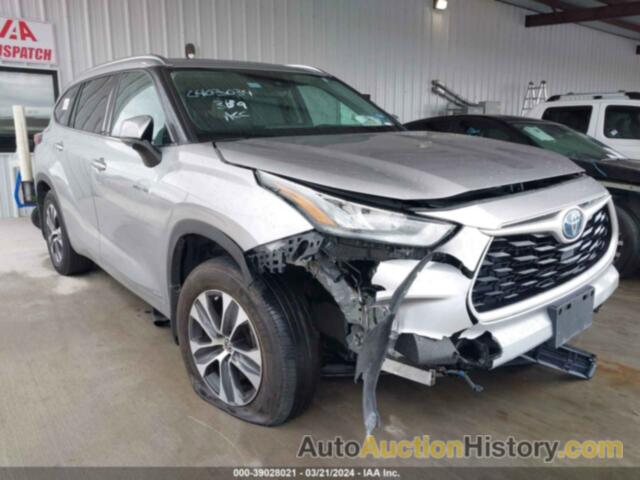 TOYOTA HIGHLANDER HYBRID XLE, 5TDHBRCH7LS514285