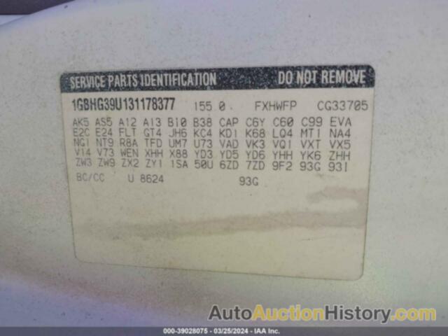 CHEVROLET EXPRESS, 1GBHG39U131178377