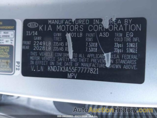 KIA SOUL !, KNDJX3A55F7777821