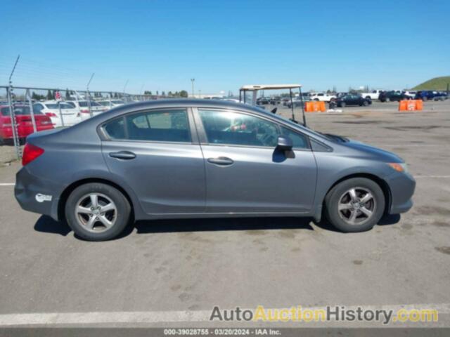 HONDA CIVIC NATURAL GAS, 19XFB5F57CE000402